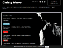 Tablet Screenshot of christymoore.com